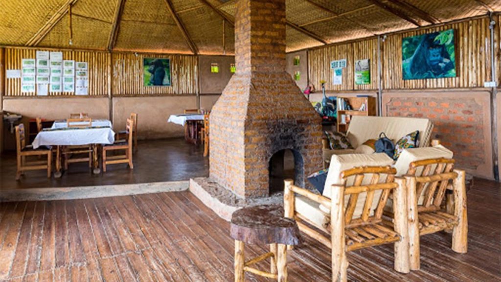 Main Hall at Bakiga Lodge in Bwindi Impenetrable forest