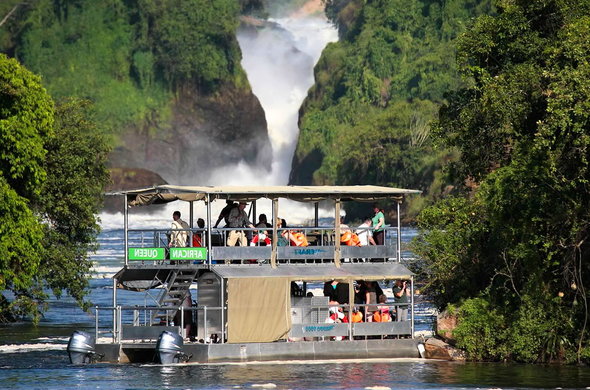 A launch Cruise Boat on Murchison Falls National Park