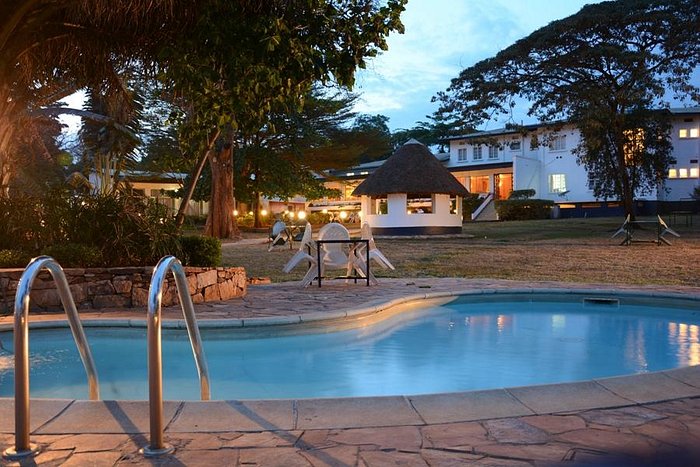 mount elgon hotel evening