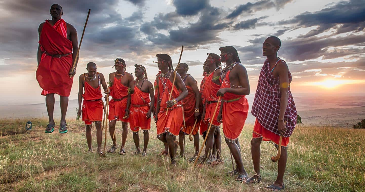 maasai warriors serengeti